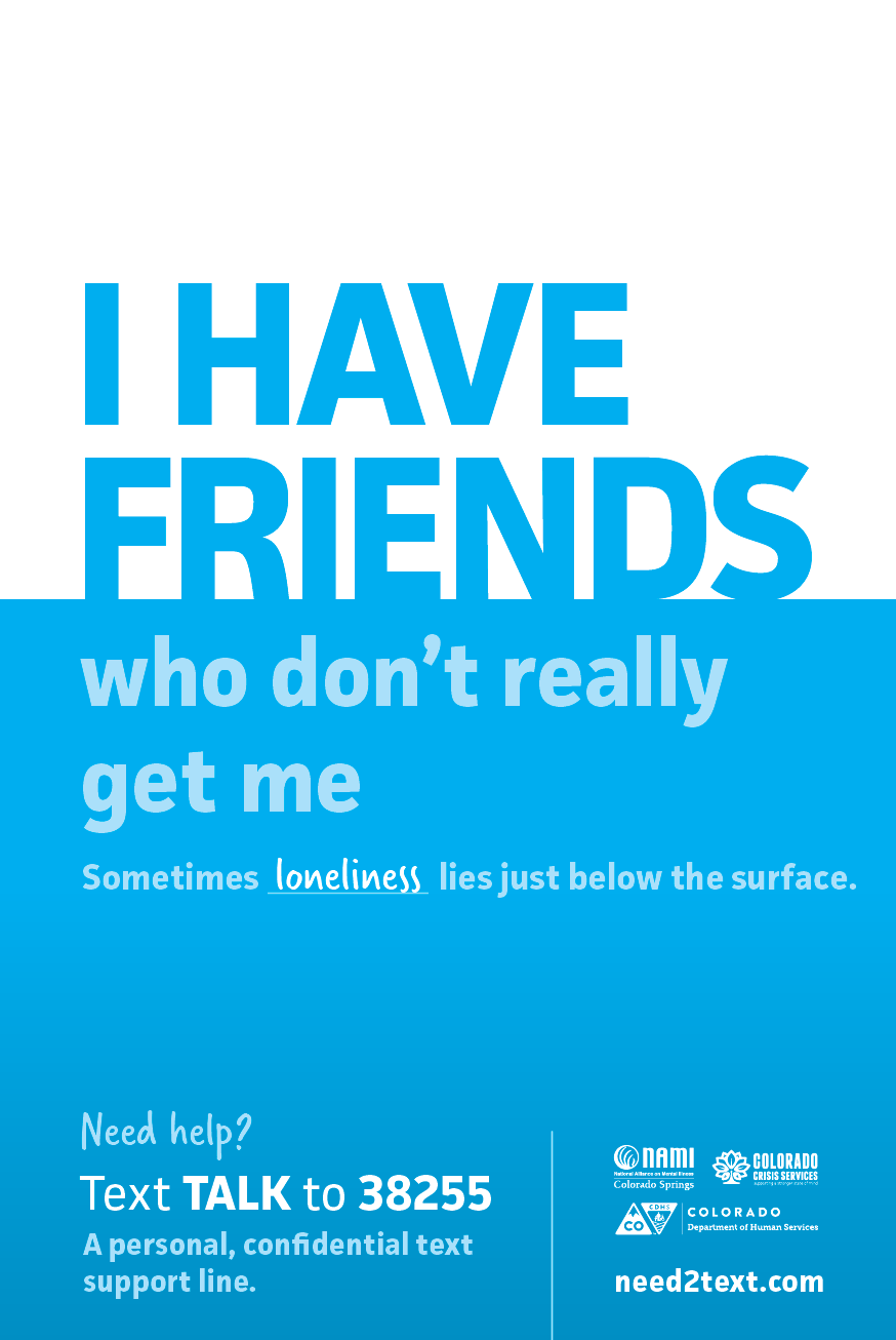 Below the Surface "I have friends" poster